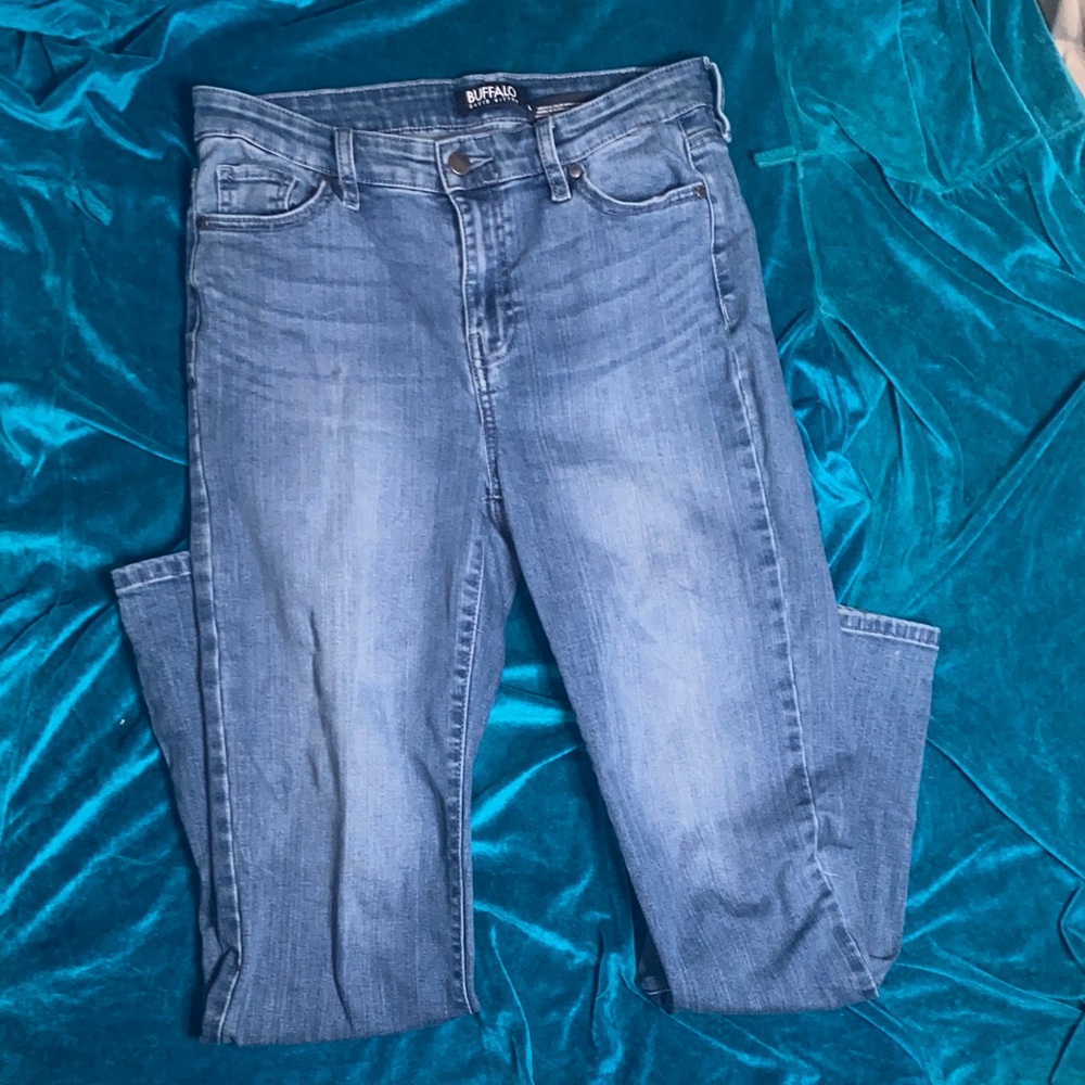 Buffalo David Bitton Women's Light Blue Straight Leg Jeans